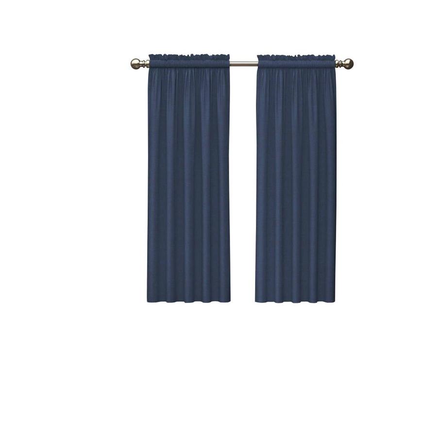 Teller Blue Curtains Drapes At Lowes Com