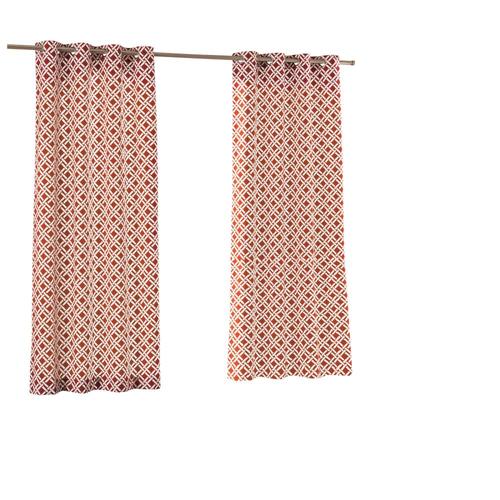 Parasol St Kitts 95 In Cinnabar Polyester Light Filtering Single Parasol St Kitts 95 In Cinnabar