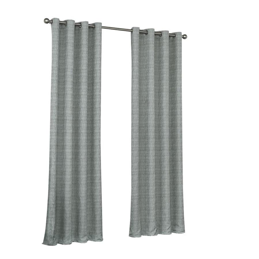 Eclipse Trevi 63-in Spa Polyester Blackout Thermal Lined Single Curtain