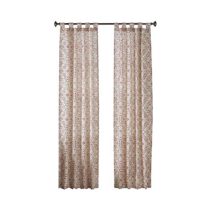 Pairs To Go Tiago 95 In Clay Cotton Top Tab Light Filtering Pairs To Go Tiago 95 In Clay Cotton Top Tab Light Filtering Curtain Panel Pair