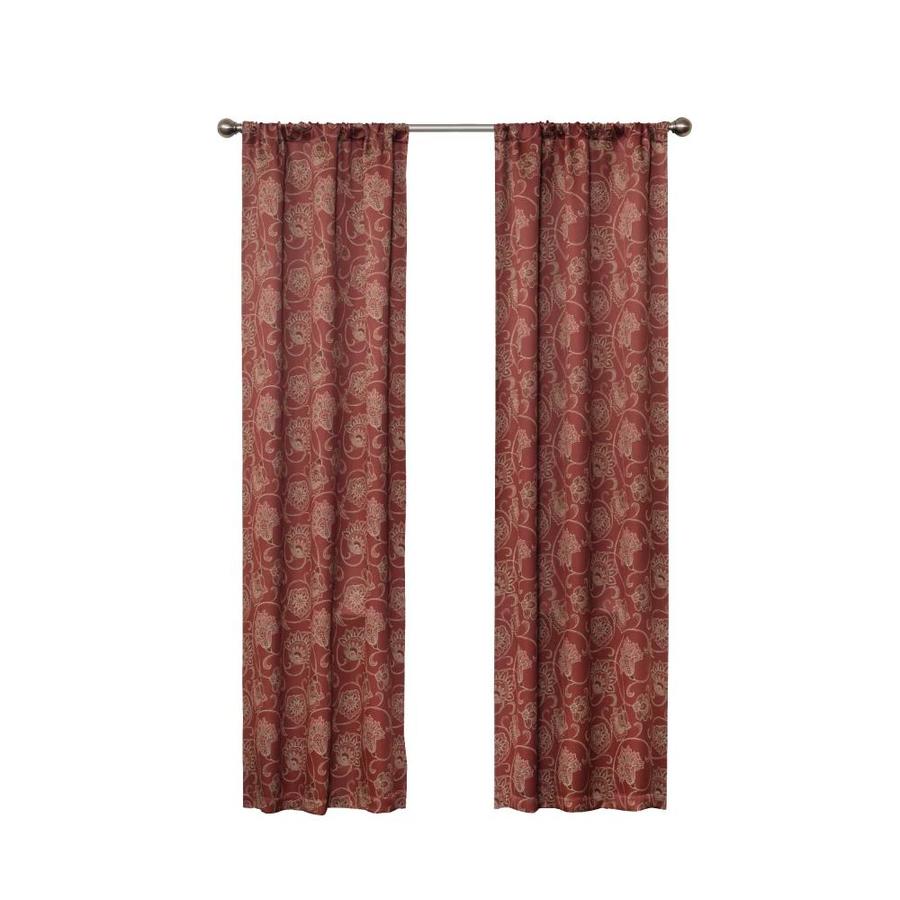 Red Floral Curtains Drapes At Lowes Com