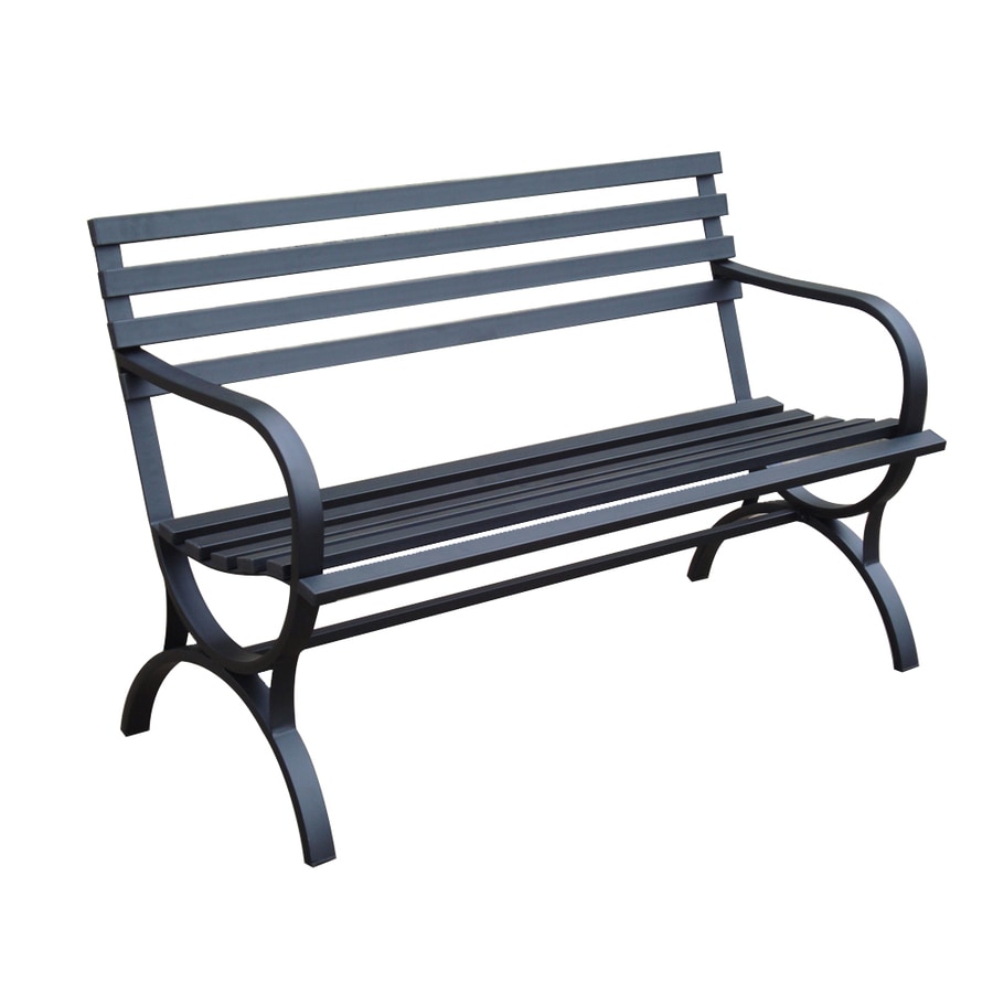 Shop Garden Treasures 23.15-in W x 49-in L Patio Bench at 