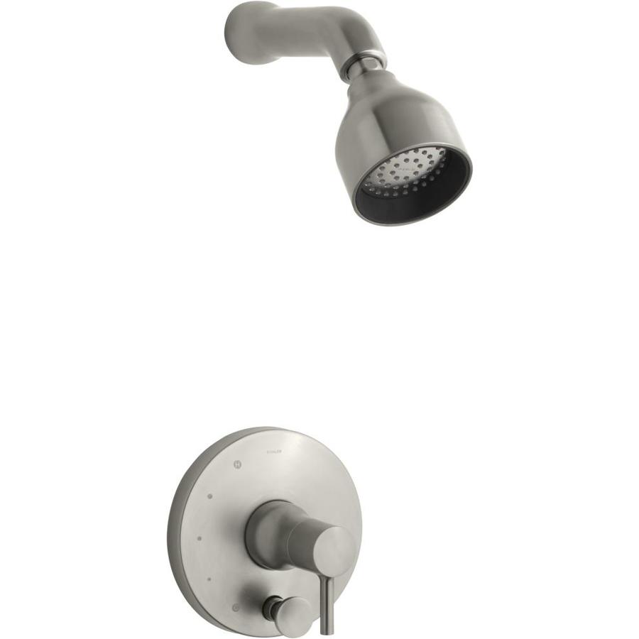 KOHLER Toobi Vibrant Brushed Nickel 1Handle Bathtub and Shower Faucet