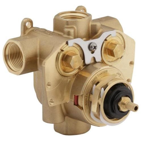 KOHLER MasterShower 3/4in ID x 1/2in OD PVC Brass Thermostatic Mixing