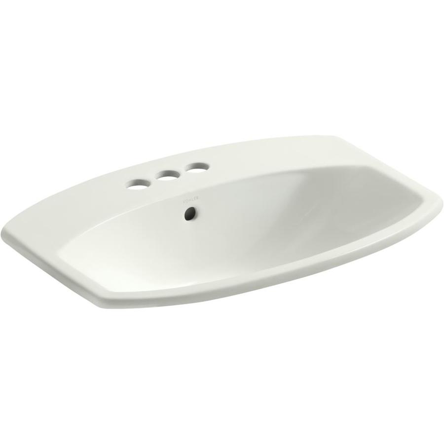 KOHLER Cimarron Dune DropIn Rectangular Bathroom Sink with Overflow