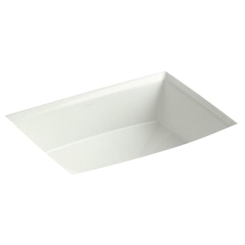 KOHLER Archer Dune Undermount Rectangular Bathroom Sink with Overflow Drain (19.875in x 15.3125