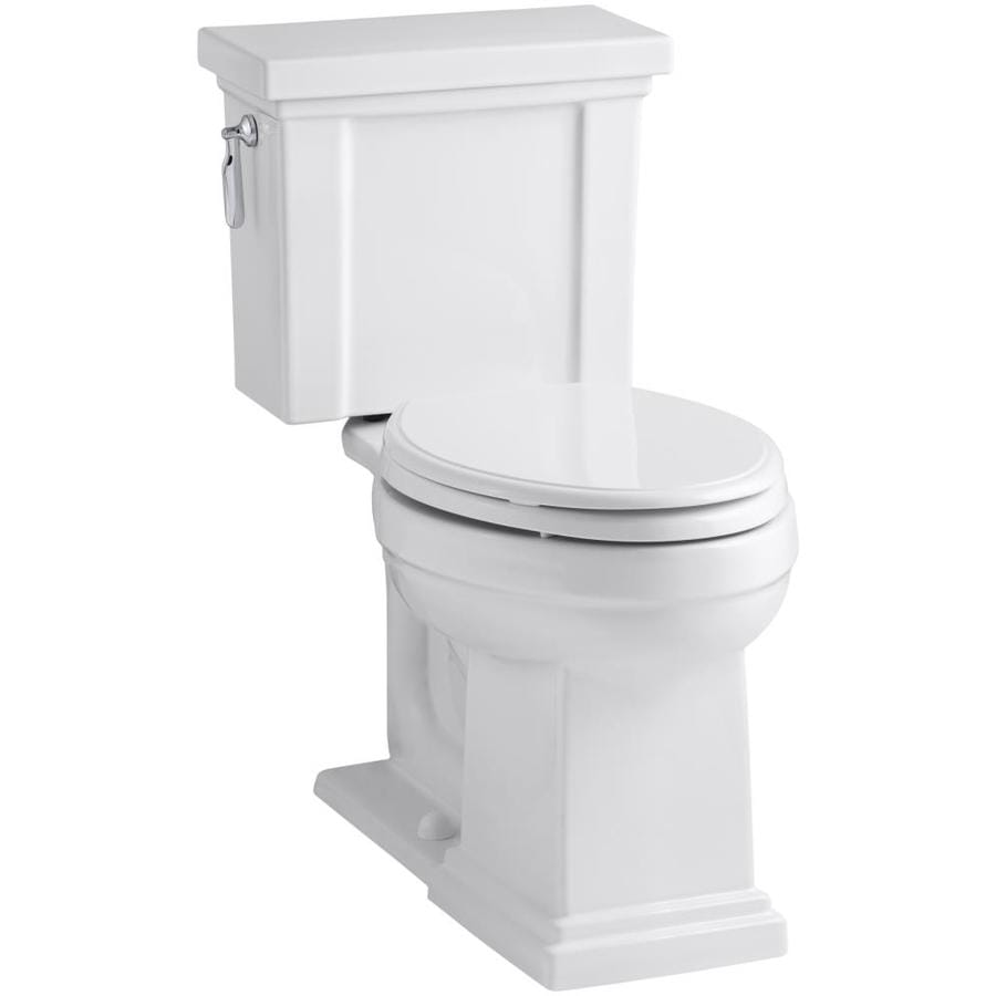 KOHLER Tresham White WaterSense Elongated Chair Height 2-piece Toilet