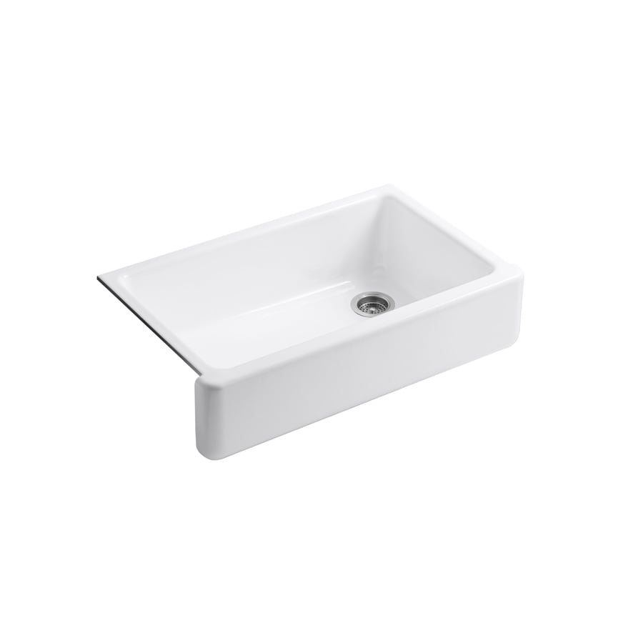 Kohler Whitehaven 35 68 In X 21 56 In White Single Basin