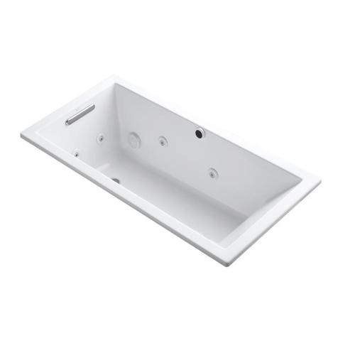 KOHLER Underscore 30in W x 60in L White Acrylic Rectangular