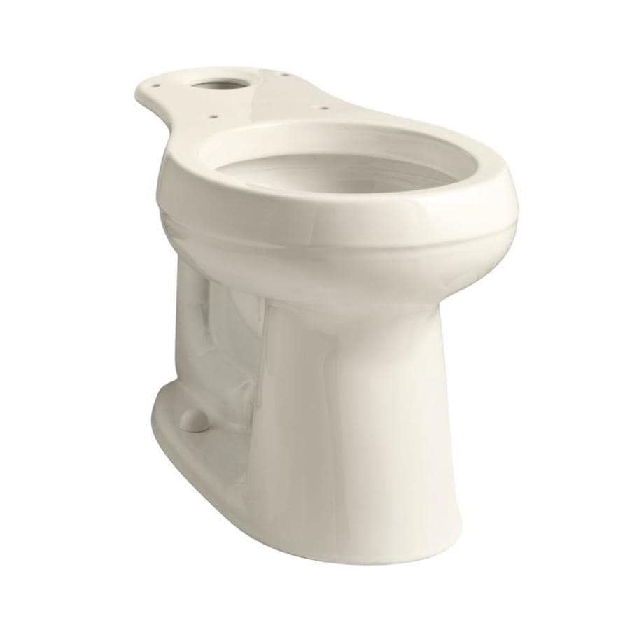 KOHLER Cimarron Almond Round Chair Height Toilet Bowl in the Toilet ...