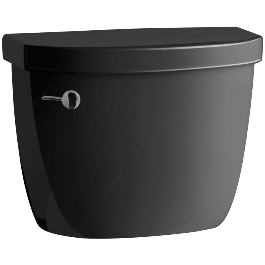 KOHLER Cimarron Black 1 28 GPF Single Flush High Efficiency Toilet Tank 