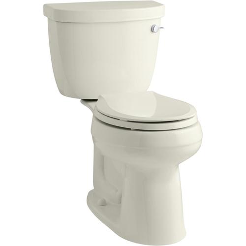 KOHLER Cimarron Biscuit WaterSense Round Comfort Height 2-Piece Toilet ...