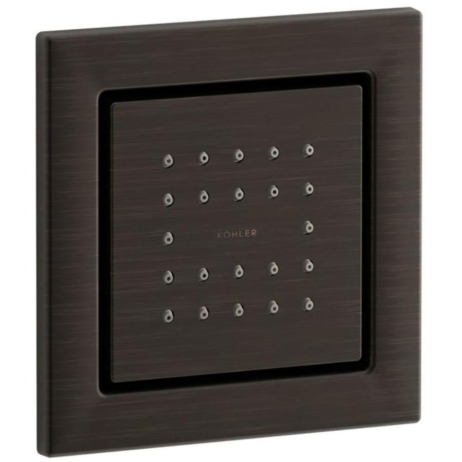 KOHLER WaterTile OilRubbed Bronze Bathtub and Shower Jet at