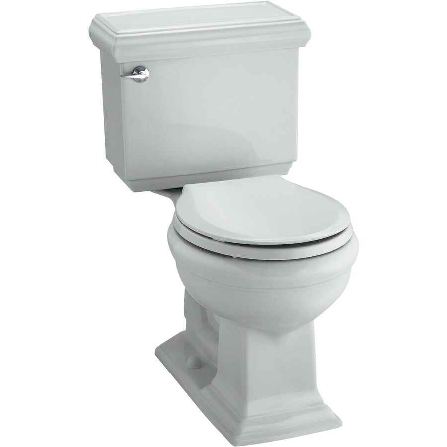 KOHLER Memoirs Classic Ice Grey WaterSense Round Comfort Height 2-Piece ...