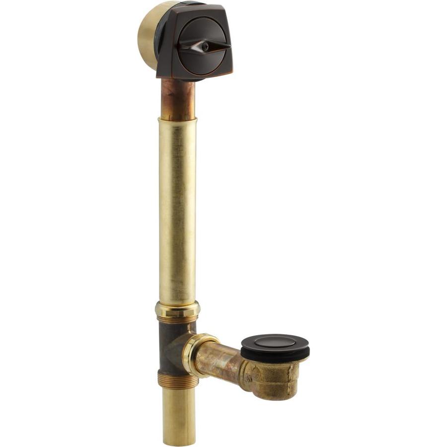 KOHLER 11/2in Oilrubbed bronze Triplever with Brass Pipe at