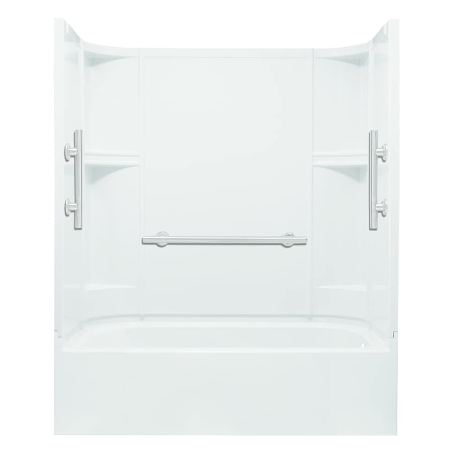Sterling Accord White Vikrell Rectangular Alcove Bathtub With Sterling Accord White Vikrell Rectangular Alcove Bathtub With Right Hand Drain Common 60