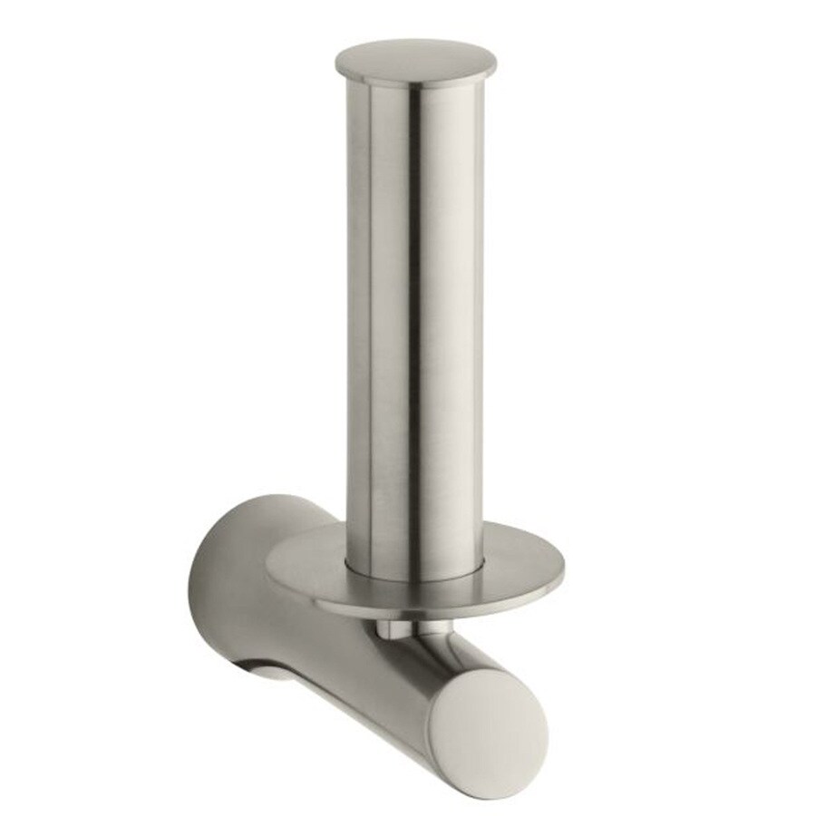KOHLER Toobi Vibrant Brushed Nickel Surface Mount Single Post Toilet