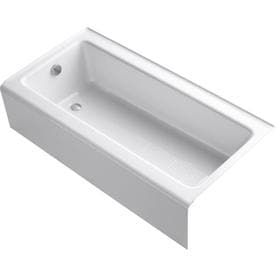 Kohler K-837 Bellwether 60  Alcove Soaking Tub - White