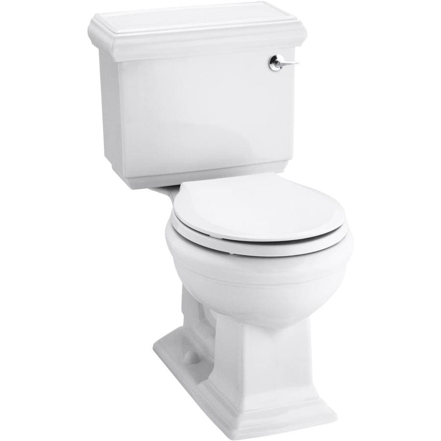 KOHLER Memoirs White WaterSense Round Comfort Height 2-piece Toilet 12 ...