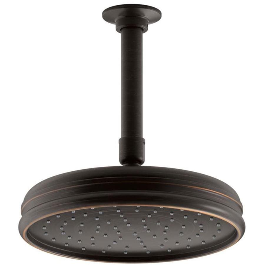 KOHLER Traditional Oil Rubbed Bronze 1 Spray Rain Shower Head At Lowes Com   885612099952 