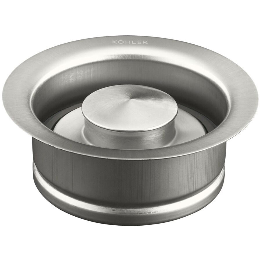 KOHLER 4.5in Brushed Stainless Garbage Disposal Sink Flange at