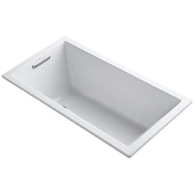 kohler underscore bathtub reversible rectangular drain acrylic drop lowes
