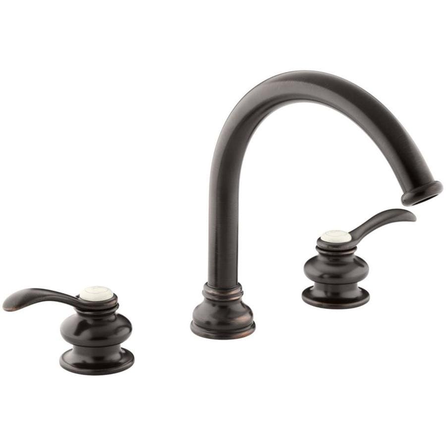 KOHLER Fairfax Oil-Rubbed Bronze 2-Handle Widespread ...