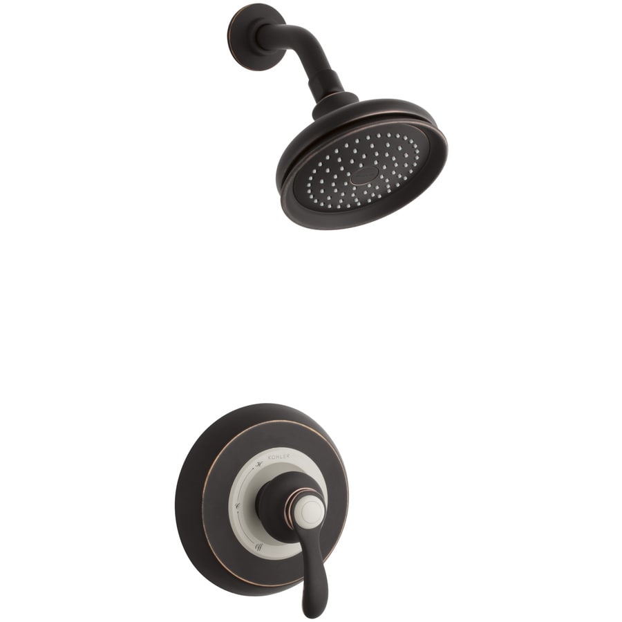 Shop KOHLER Fairfax Oil-Rubbed Bronze 1-Handle Shower Faucet Trim Kit ...