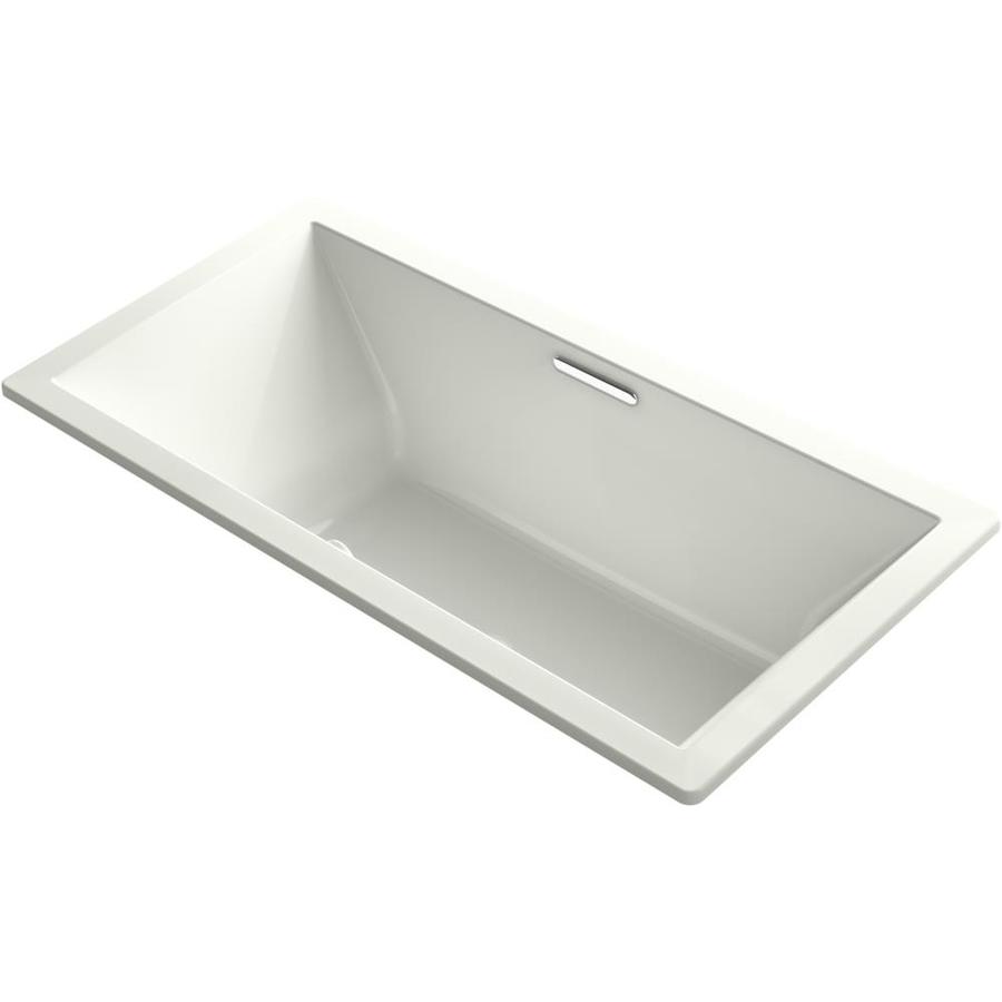 KOHLER Underscore Rectangle 36-in W x 72-in L Dune Acrylic ...