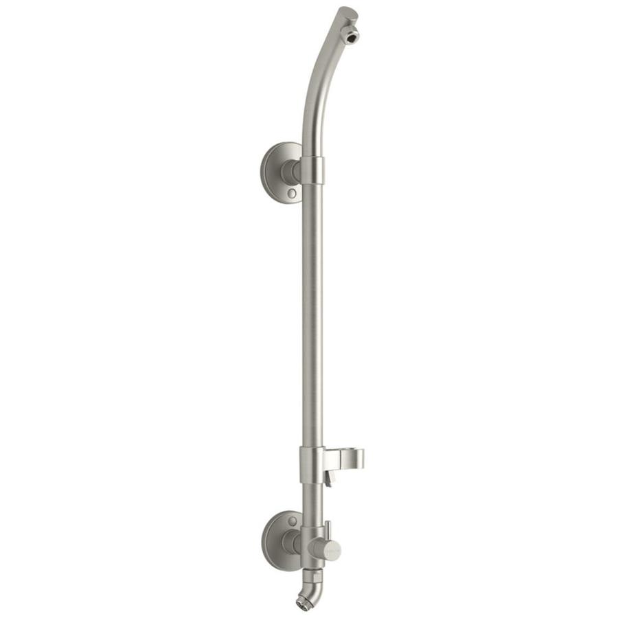 Kohler Hydrorail Vibrant Brushed Nickel Slide Bar At Lowes Kohler Hydrorail Vibrant Brushed Nickel Slide Bar