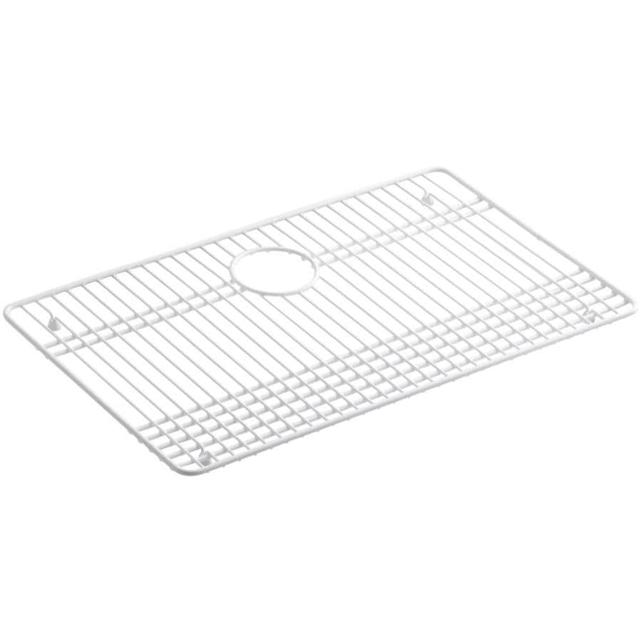 kohler sink grid swivel hanger kohler gilford 28in 18in sink grid shop at lowescom kohler sink grid swivel hanger kohler gilford 28in 18in sink grid shop at lowescom