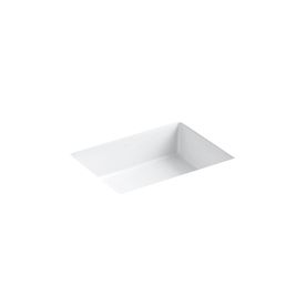 Undermount Bathroom Sinks At Lowes Kohler Verticyl White Undermount Rectangular Bathroom Sink With Overflow