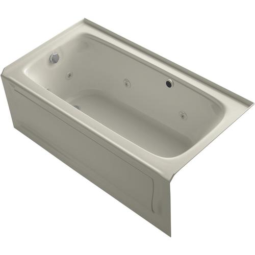 KOHLER Bancroft 60in Sandbar Acrylic Rectangular LeftHand Drain