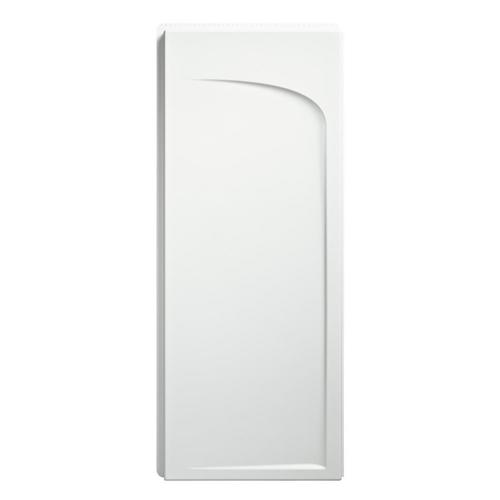 Sterling Ensemble Curve 72.5in x 72.5in White Shower Surround Side Wall Panel in the Shower