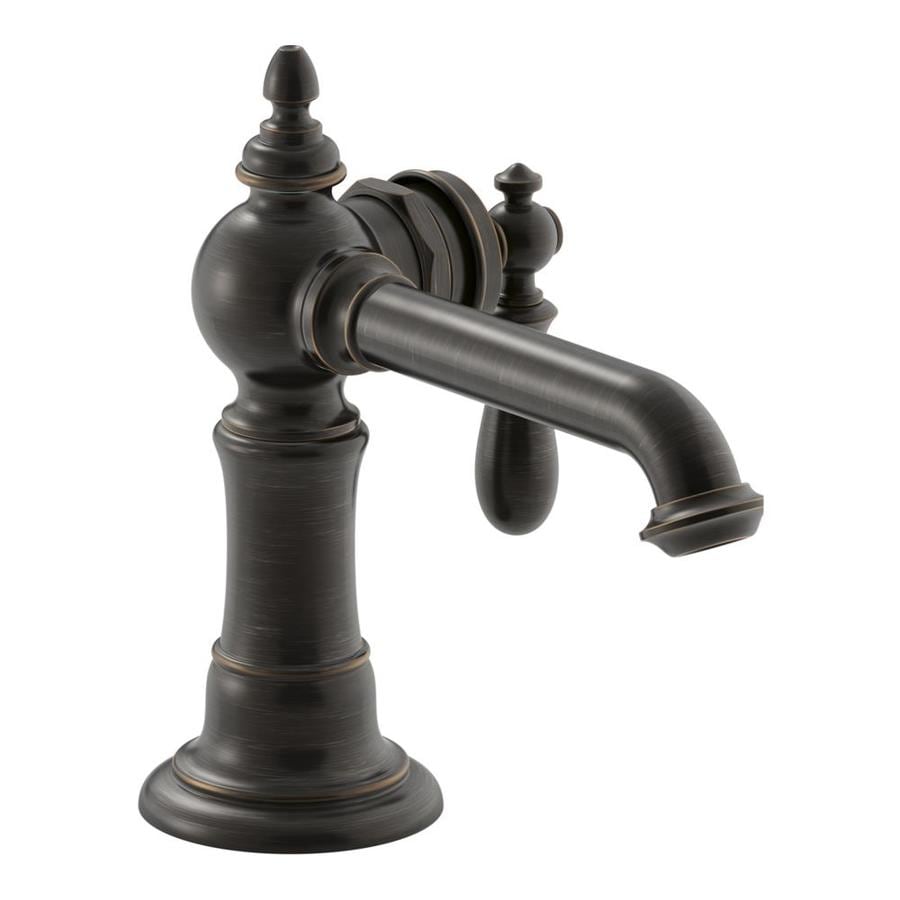 Kohler Artifacts Oil Rubbed Bronze Handle Single Hole Watersense