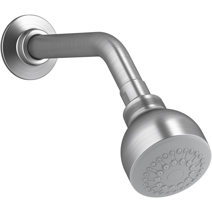 KOHLER Coralais Brushed Chrome 1Spray Shower Head in the Shower Heads