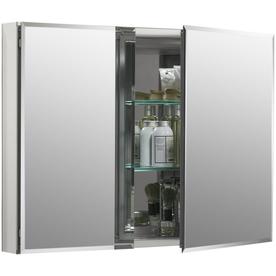 Kohler 35 In X 26 In Rectangle Recessed Aluminum Mirrored Medicine