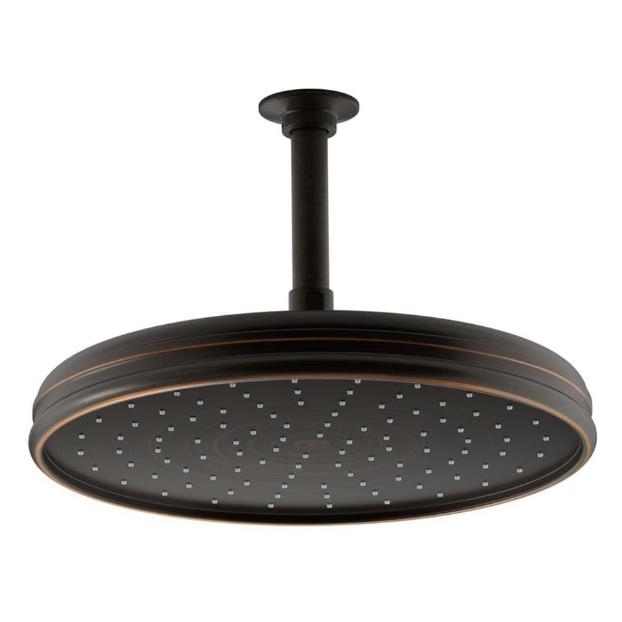 Kohler Traditional Oil Rubbed Bronze 1 Spray Rain Shower Head At 