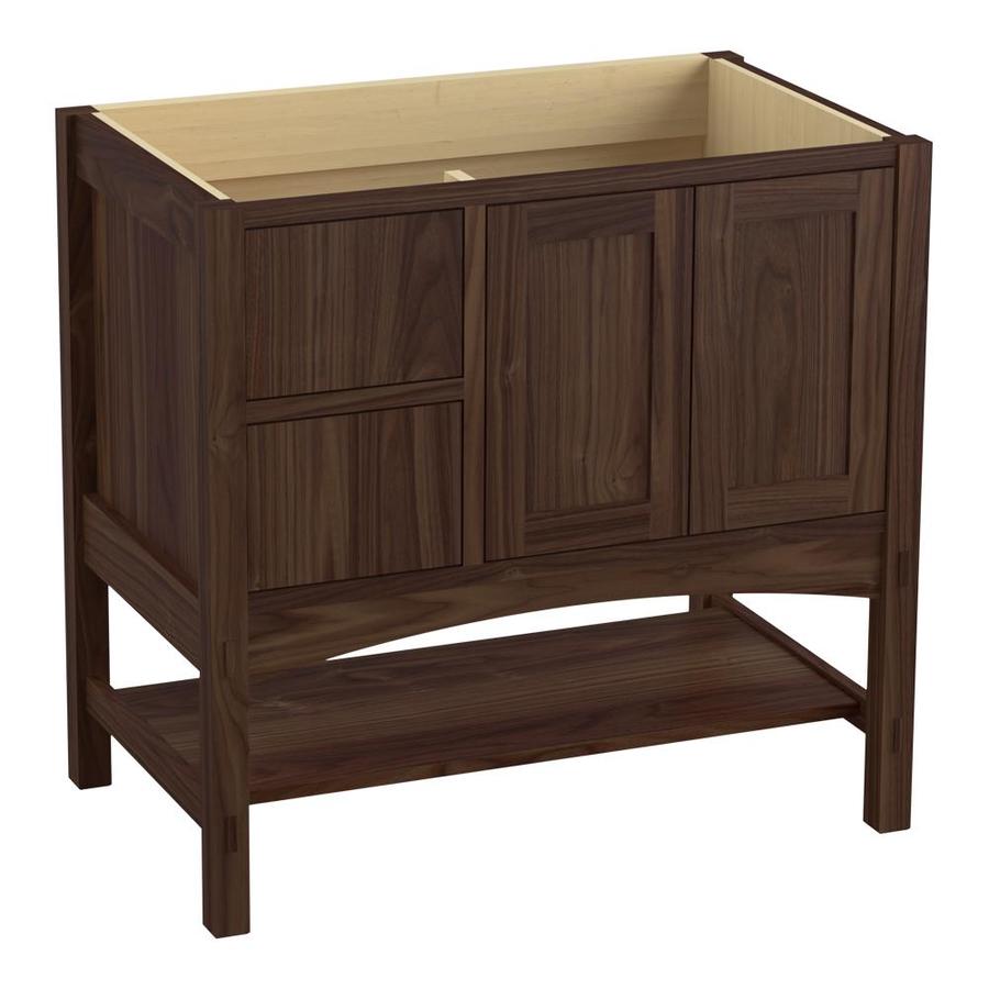 KOHLER Marabou 36-in Terry Walnut Bathroom Vanity Cabinet at Lowes.com