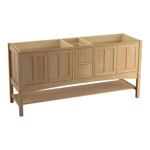 KOHLER Marabou 72-in Khaki White Oak Bathroom Vanity Cabinet in the ...