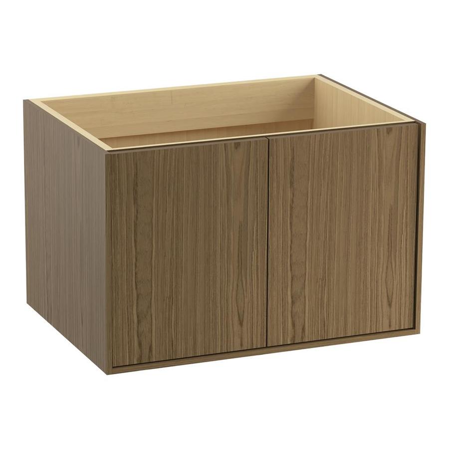 KOHLER Jute 30-in Walnut Flax Bathroom Vanity Cabinet at Lowes.com