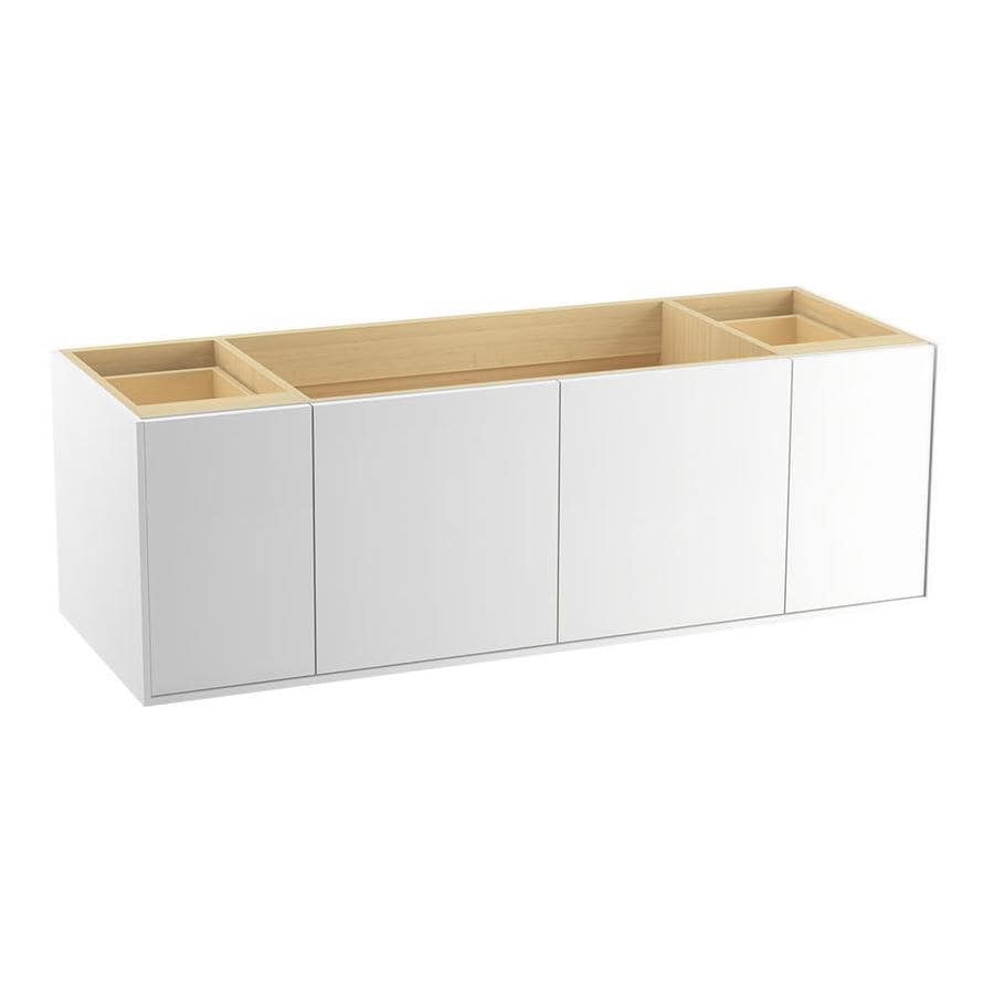 KOHLER Jute 60in Linen White Bathroom Vanity at