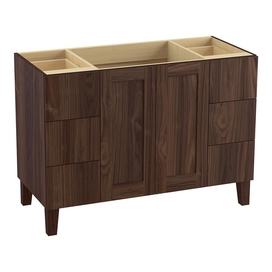 KOHLER Poplin 48in Terry Walnut Bathroom Vanity at