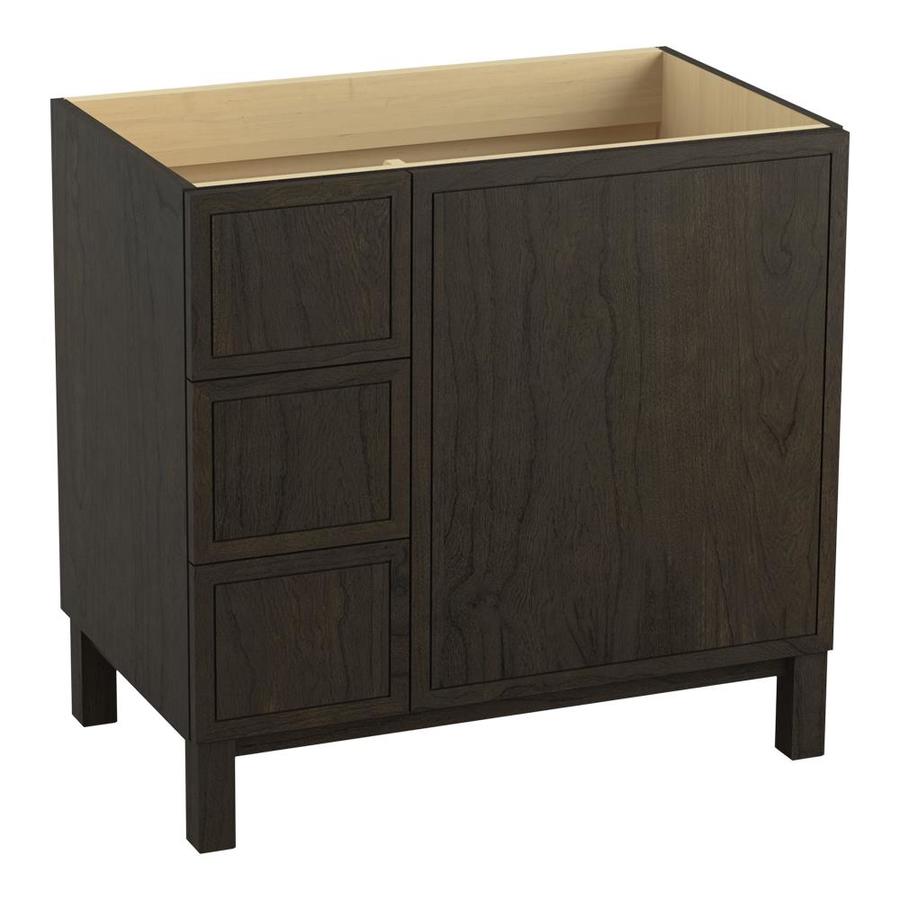 Kohler Jacquard 36 In Felt Grey Bathroom Vanity Cabinet At Com