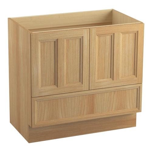 KOHLER Damask 36-in Khaki White Oak Bathroom Vanity Cabinet in the ...