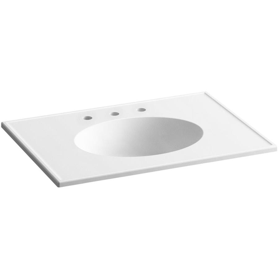 KOHLER Ceramic/Impressions 31in White Impressions Vitreous China
