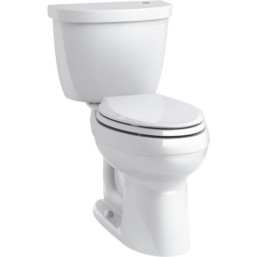 KOHLER Cimarron White WaterSense Elongated Comfort Height 2-Piece ...