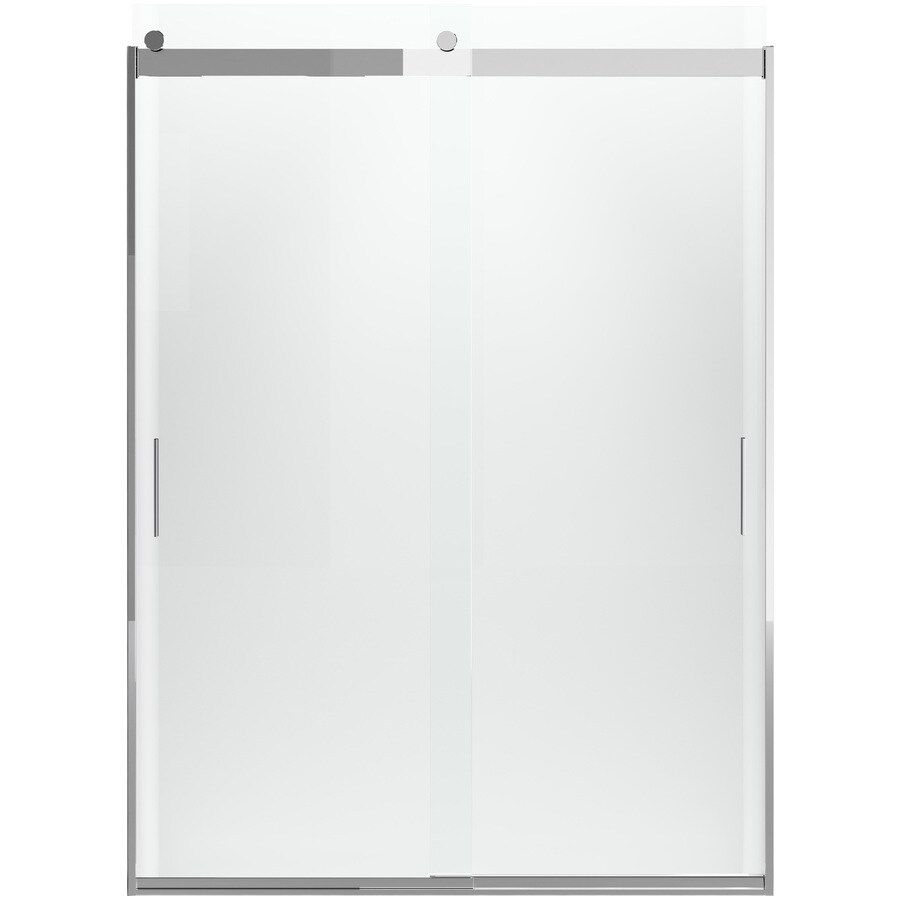 KOHLER Levity 62in H x 31.5in W Crystal Clear Shower Glass Panel in