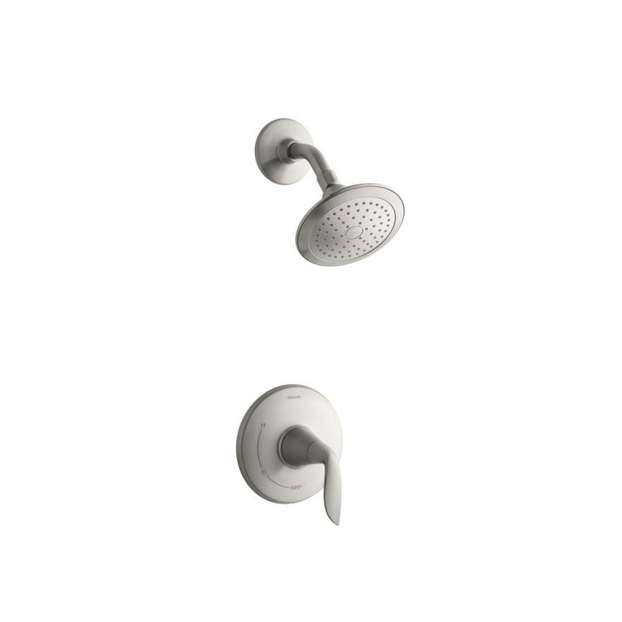Kohler Refinia Vibrant Brushed Nickel 1 Handle Shower Faucet At Kohler Refinia Vibrant Brushed Nickel 1 Handle Shower Faucet