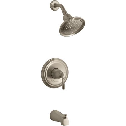 KOHLER Devonshire Vibrant Brushed Bronze 1-Handle Bathtub and Shower ...